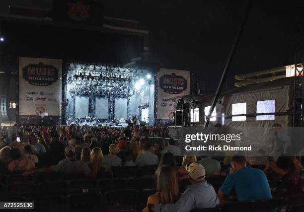 General view at Music and Miracles Superfest at Jordan-Hare Stadium on April 22, 2017 in Auburn, Alabama.