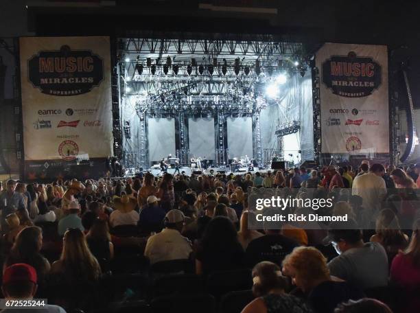 General view at Music and Miracles Superfest at Jordan-Hare Stadium on April 22, 2017 in Auburn, Alabama.