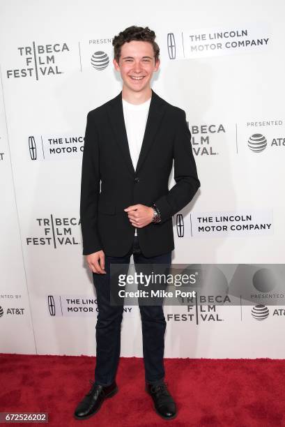 Seamus Davey-Fitzpatrick attends 'The Dinner' Premiere during the 2017 Tribeca Film Festival at BMCC Tribeca PAC on April 24, 2017 in New York City.