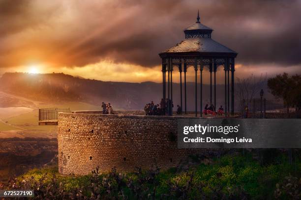 view from mirador ronda - crecimiento stock-fotos und bilder