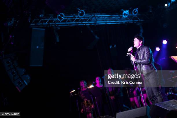 Leon Else performs during the George Michael Tribute Concert presented by VH1's Save The Music at Highline Ballroom on April 24, 2017 in New York...