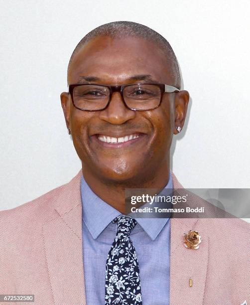 Comedian Tommy Davidson attends the Los Angeles Premiere Screening of National Geographics 'Genius' the Fox Theater on April 24, 2017 in Los Angeles,...