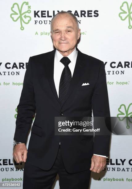 Former New York City Police Commissioner Ray Kelly attends the 2017 Kelly Cares Foundation Irish Eyes Gala at The Pierre Hotel on April 24, 2017 in...