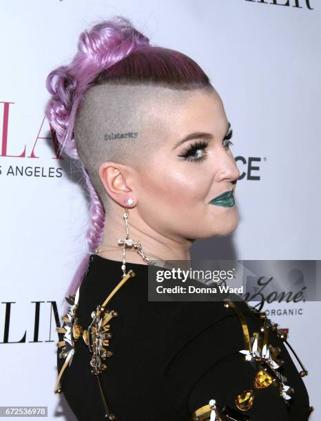 Kelly Osbourne attends the BELLA New York Spring Issue Cover Party at Bagatelle on April 24, 2017 in New York City.