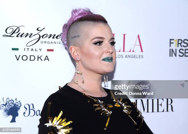 Kelly Osbourne attends the BELLA New York Spring Issue Cover Party at Bagatelle on April 24, 2017 in New York City.