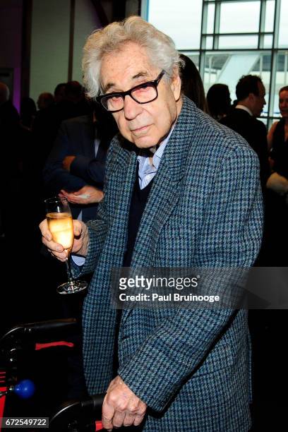 Elliott Erwitt attends International Center of Photography 33rd Annual Infinity Awards at Pier Sixty at Chelsea Piers on April 24, 2017 in New York...