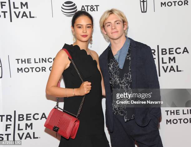 Courtney Eaton and Ross Lynch attend 2017 Tribeca Film Festival 'My Friend Dahmer' at Cinepolis Chelsea on April 21, 2017 in New York City.