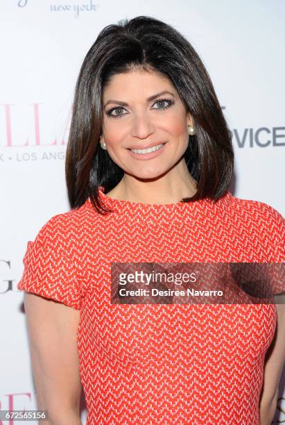 Tamsen Fadal attends BELLA New York Spring Issue cover party hosted by Kelly Osbourne at Bagatelle on April 24, 2017 in New York City.