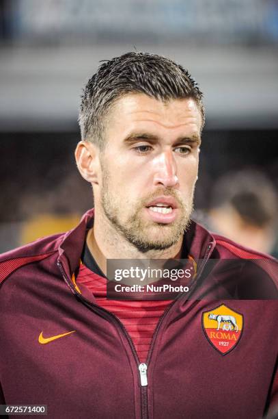 Strootman Kevin during the Italian Serie A football match Pescara vs Roma on April 24 in Pescara, Italy.