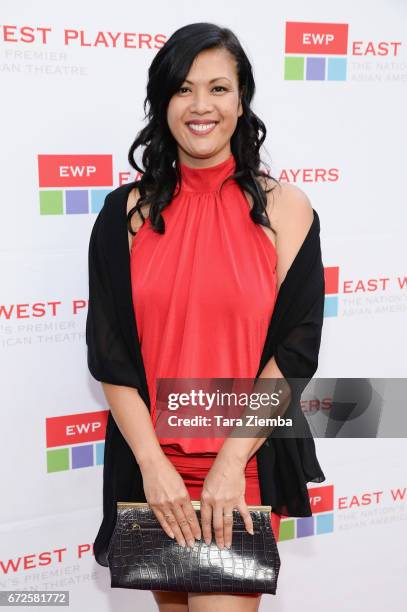 Actress Bernadette Balagtas attends the East West Players 'Radiant' 51st Anniversary Visionary Awards and silent auction at Hilton Universal City on...