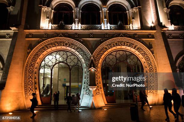 The Rossio train station, in Portuguese, Estação Ferroviária do Rossio, is a station that serves the city center of Lisbon, in Portugal, belonging to...