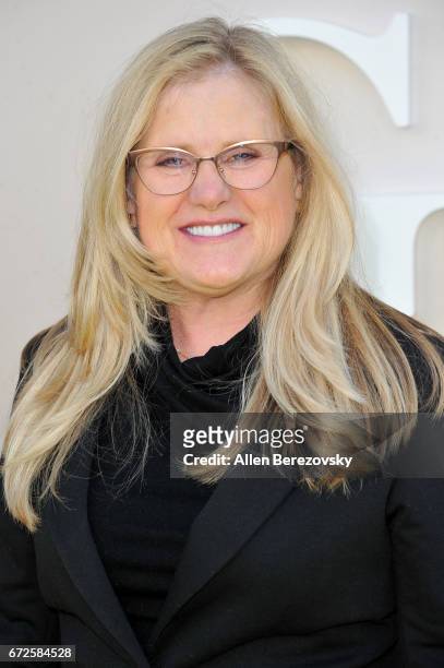 Voice actress Nancy Cartwright attends a premiere of National Geographic's "Genius" at Fox Bruin Theater on April 24, 2017 in Los Angeles, California.
