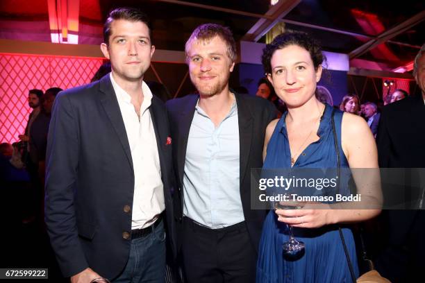 Actor Johnny Flynn and guests attend the Los Angeles Premiere Screening of National Geographics 'Genius' the Fox Theater on April 24, 2017 in Los...