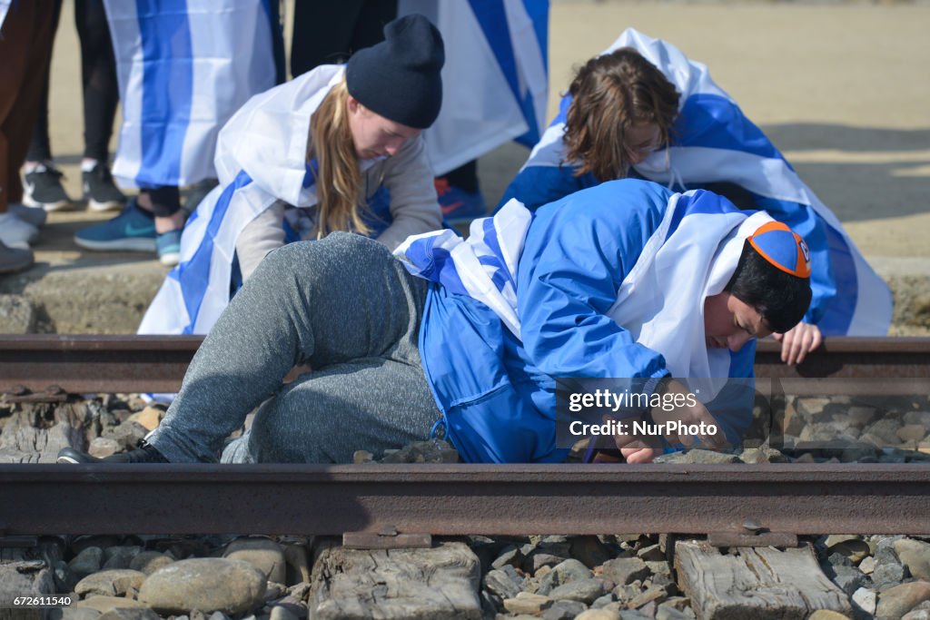 The Annual March of the Living from Auschwitz to Birkenau