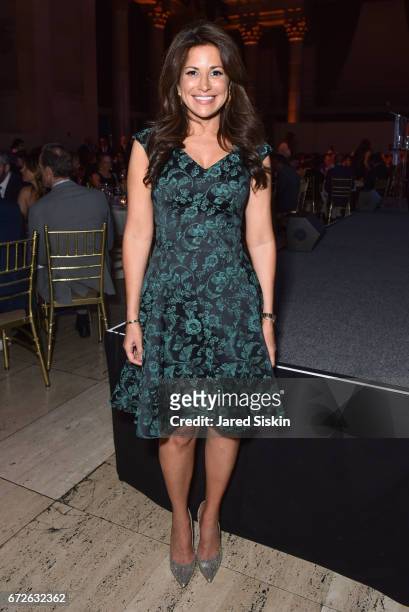 Gigi Stone Woods attends The Opportunity Network's 10th Annual Night of Opportunity Gala at Cipriani Wall Street on April 24, 2017 in New York City.