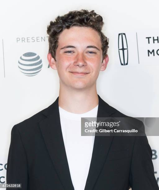 Actor Seamus Davey-Fitzpatrick attends 'The Dinner' Premiere at BMCC Tribeca PAC on April 24, 2017 in New York City.