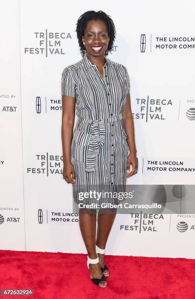 Adepero Oduye attends 'The Dinner' Premiere at BMCC Tribeca PAC on April 24, 2017 in New York City.