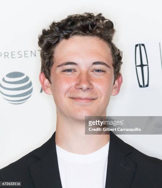 Actor Seamus Davey-Fitzpatrick attends 'The Dinner' Premiere at BMCC Tribeca PAC on April 24, 2017 in New York City.