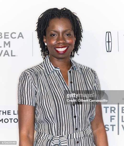 Adepero Oduye attends 'The Dinner' Premiere at BMCC Tribeca PAC on April 24, 2017 in New York City.