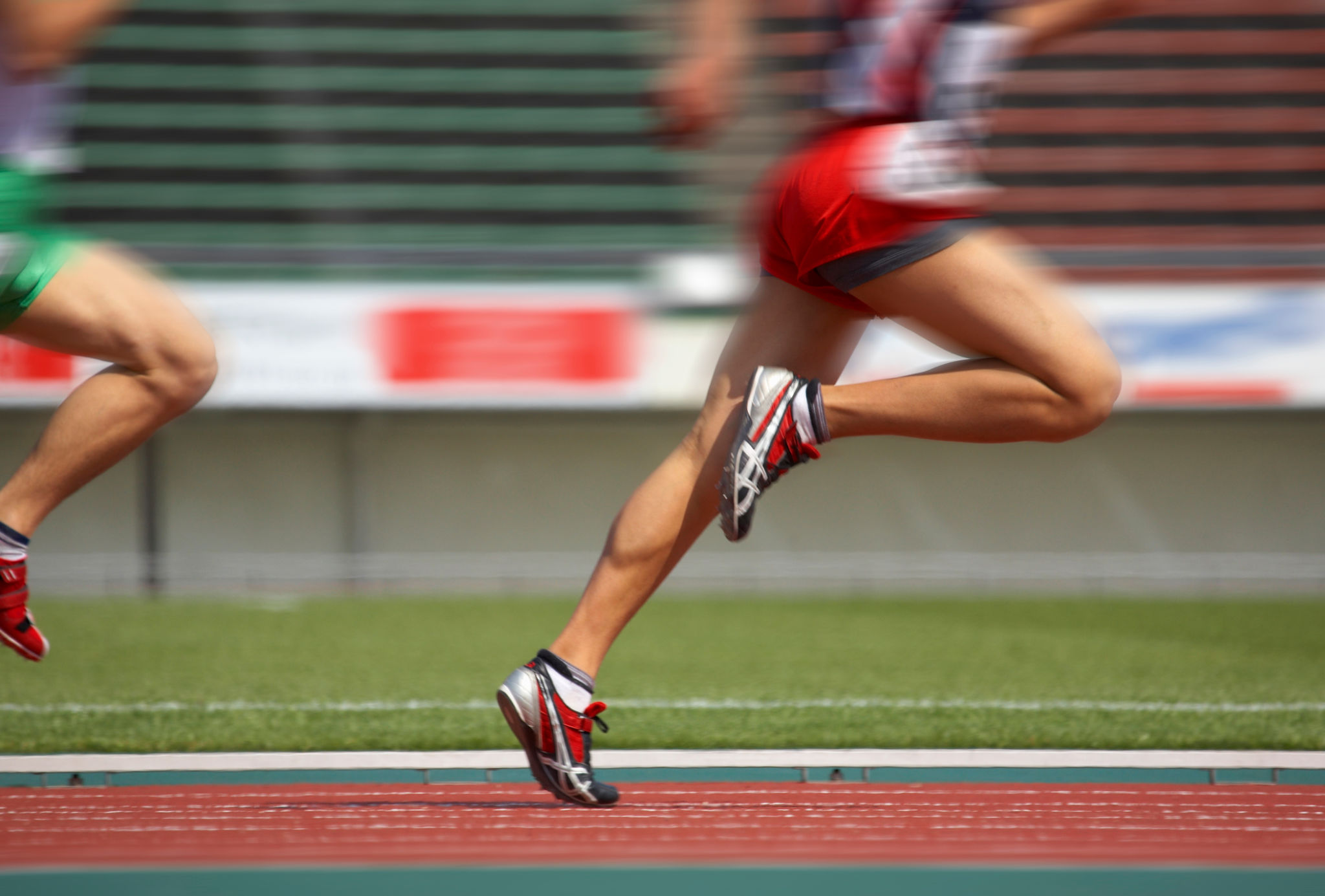 corridore in corsa