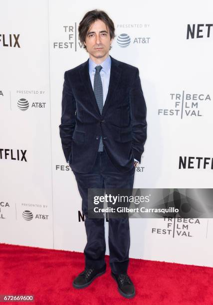 Noah Baumbach attends the 2017 Tribeca Film Festival, Tribeca Talks: Director's Series: Noah Baumbach at BMCC Tribeca PAC on April 24, 2017 in New...