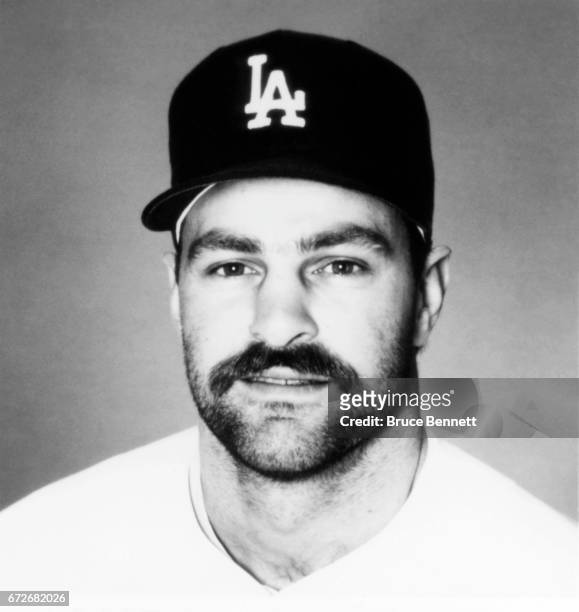 Kirk Gibson of the Los Angeles Dodgers poses for a portrait circa March, 1988 in Vero Beach, Florida.