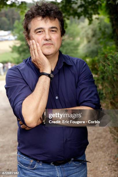 Patrick Pelloux poses during a portrait session in Paris, France on .