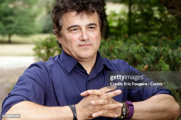 Patrick Pelloux poses during a portrait session in Paris, France on .