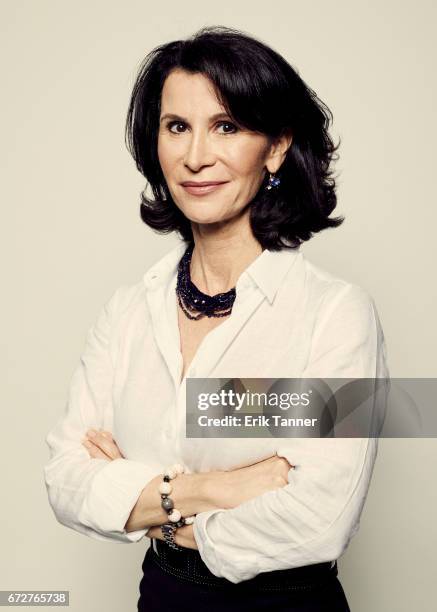 Katherine Oliver of 'From the Ashes' poses at the 2017 Tribeca Film Festival portrait studio on April 24, 2017 in New York City.