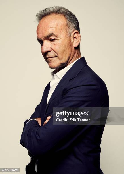 Nick Broomfield from 'Whitney: Can I Be Me' poses at the 2017 Tribeca Film Festival portrait studio on April 24, 2017 in New York City.