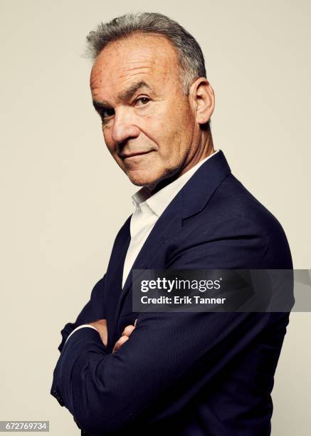 Nick Broomfield from 'Whitney: Can I Be Me' poses at the 2017 Tribeca Film Festival portrait studio on April 24, 2017 in New York City.