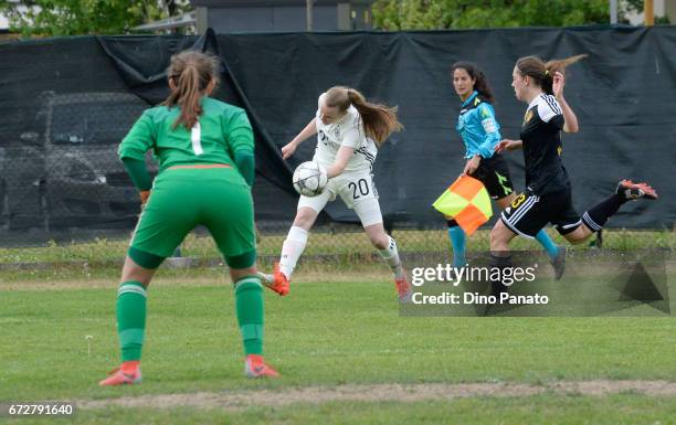 Jona Louise Trapp of Germany Women's U16 competes during the 2nd Female Tournament 'Delle Nazioni' match between Germany U16 and Belgium at Stadio...