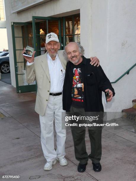 Rance Howard and Clint Howard are seen on April 24, 2017 in Los Angeles, California.