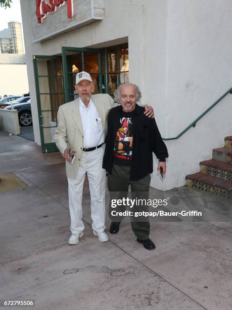 Rance Howard and Clint Howard are seen on April 24, 2017 in Los Angeles, California.