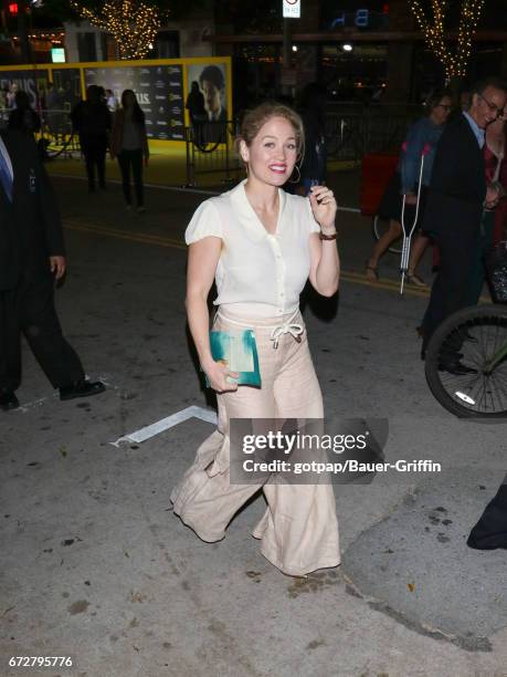 Erika Christensen is seen on April 24, 2017 in Los Angeles, California.