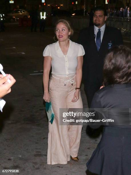 Erika Christensen is seen on April 24, 2017 in Los Angeles, California.