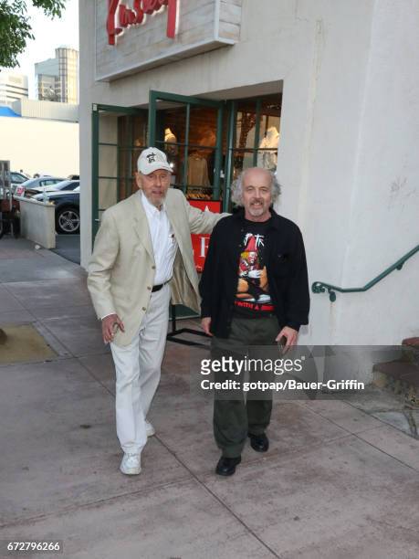 Rance Howard and Clint Howard are seen on April 24, 2017 in Los Angeles, California.