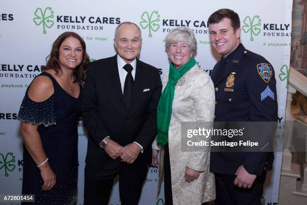 Paqui Kelly, Ray Kelly, Patti Ann and Conor McDonald attend 2017 Kelly Cares Foundation Irish Eyes Gala at The Pierre Hotel on April 24, 2017 in New...