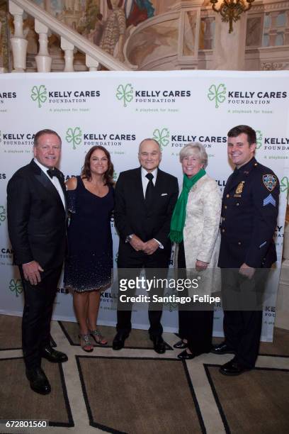Brian Kelly, Paqui Kelly, Ray Kelly, Patti Ann and Conor McDonald attend 2017 Kelly Cares Foundation Irish Eyes Gala at The Pierre Hotel on April 24,...