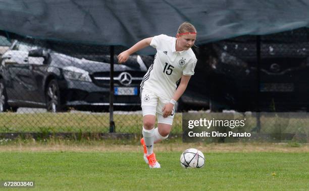 Vanessa Fadulla of Germany Women's U16 competes during the 2nd Female Tournament 'Delle Nazioni' match between Germany U16 and Belgium at Stadio...