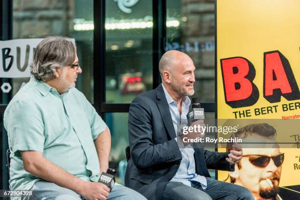 Film makers Bob Sarles and Brett Berns discuss "Bang! The Bert Berns Story" with the Bulid Series at Build Studio on April 25, 2017 in New York City.