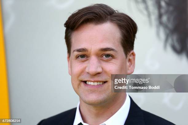 Actor T. R. Knight attends the Los Angeles Premiere Screening of National Geographics 'Genius' the Fox Theater on April 24, 2017 in Los Angeles,...
