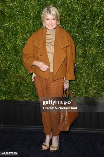 Martha Stewart attends the CHANEL Tribeca Film Festival Artists Dinner at Balthazar on April 24, 2017 in New York City.