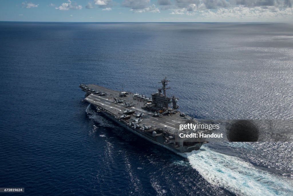 USS Carl Vinson Transits The Philippine Sea