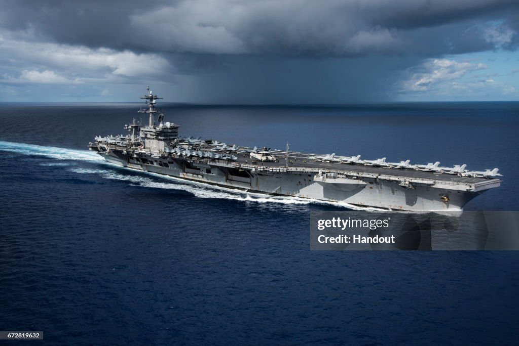 USS Carl Vinson Transits The Philippine Sea