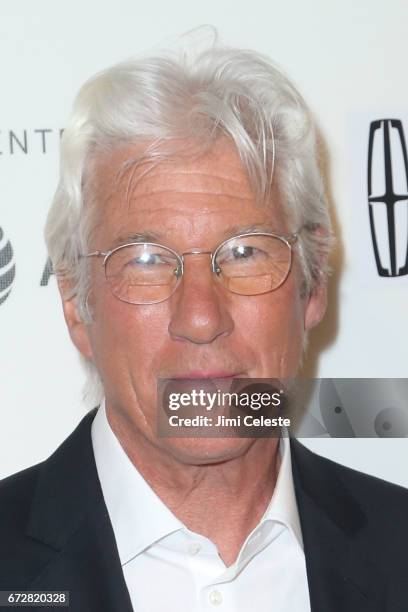 Richard Gere attends "The Dinner" Premiere - 2017 Tribeca Film Festival at BMCC Tribeca PAC on April 24, 2017 in New York City.