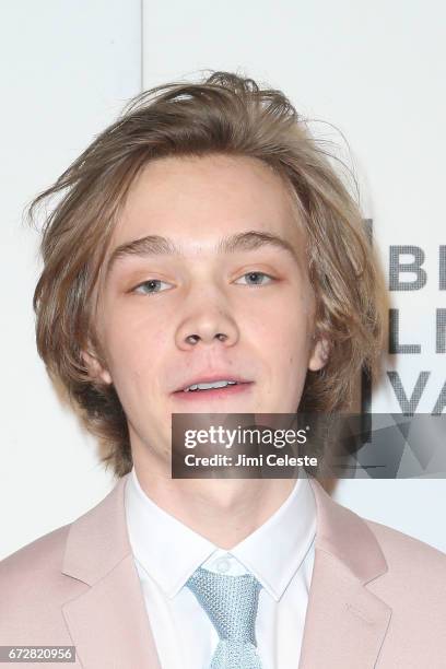 Charlie Plummer attends "The Dinner" Premiere - 2017 Tribeca Film Festival at BMCC Tribeca PAC on April 24, 2017 in New York City.