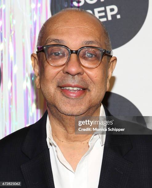 Playwright George C. Wolfe attends the 2017 Soho Rep Spring Gala at The Lighthouse at Chelsea Piers on April 24, 2017 in New York City.