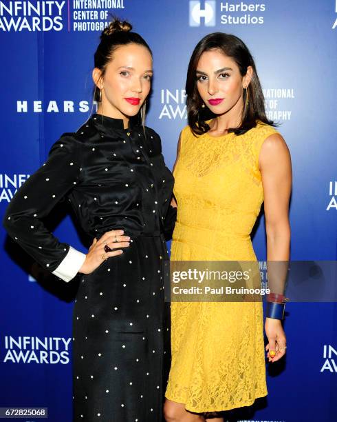 Zoe Buckman and Shari Loeffler attend International Center of Photography 33rd Annual Infinity Awards at Pier Sixty at Chelsea Piers on April 24,...