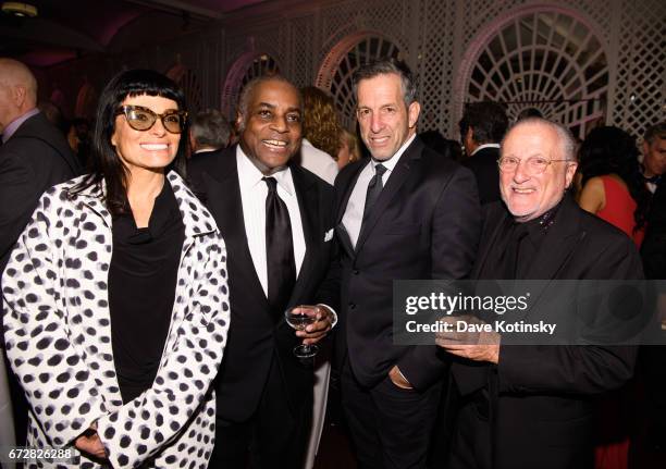 Norma Kamali, Jeffrey Banks, Kenneth Cole and Stan Herman arrive at the American Apparel & Footwear Association's 39th Annual American Image Awards...